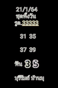 หวยหุ้นวันนี้ 21/1/64 ชุดที่ 8