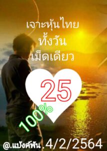 หวยหุ้นวันนี้ 4/2/64 ชุดที่ 2