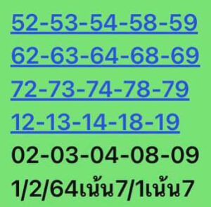 หวยหุ้นวันนี้ 1/2/64 ชุดที่ 6