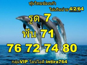 หวยหุ้นวันนี้ 4/2/64 ชุดที่ 9