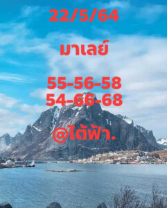 หวยมาเลย์วันนี้ 22/5/64 ชุดที่ 1