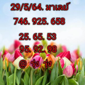 หวยมาเลย์วันนี้ 29/5/64 ชุดที่ 1