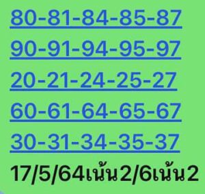 หวยหุ้นวันนี้ 17/5/64 ชุดที่ 9