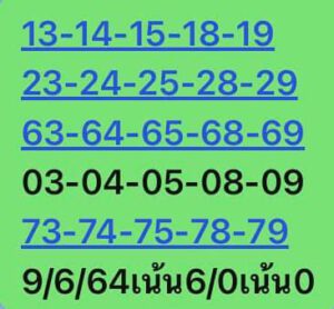 หวยหุ้นวันนี้ 9/6/64 ชุดที่ 9