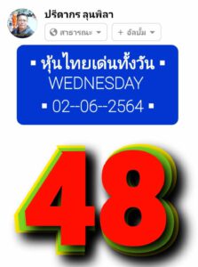 หวยหุ้นวันนี้ 2/6/64 ชุดที่ 4