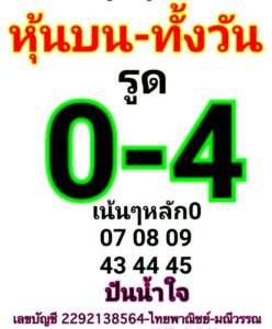 หวยหุ้นวันนี้ 9/8/64 ชุดที่ 1