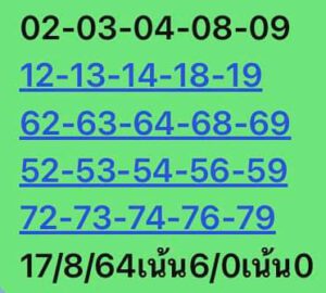 หวยหุ้นวันนี้ 17/8/64 ชุดที่ 8