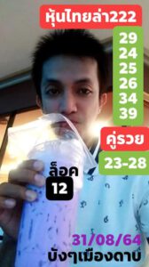 หวยหุ้นวันนี้ 31/8/64 ชุดที่ 9