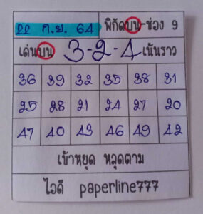 หวยหุ้นวันนี้ 22/9/64 ชุดที่ 5