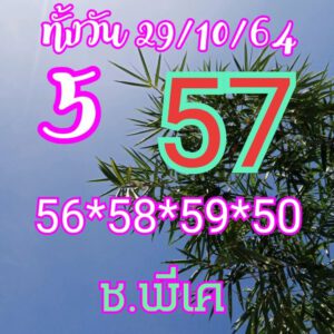 หวยหุ้นวันนี้ 29/10/64 ชุดที่ 9