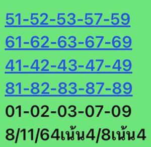 หวยหุ้นวันนี้ 8/11/64 ชุดที่ 3