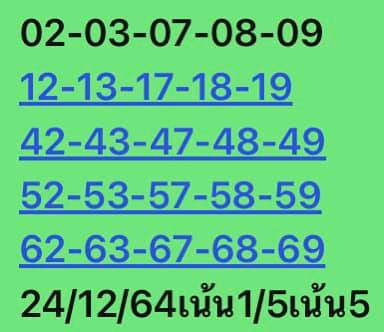 หวยหุ้นวันนี้ 24/12/64 ชุดที่ 7