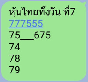 หวยหุ้นวันนี้ 7/1/65 ชุดที่ 3