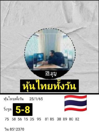 หวยหุ้นวันนี้ 25/1/65 ชุดที่ 2