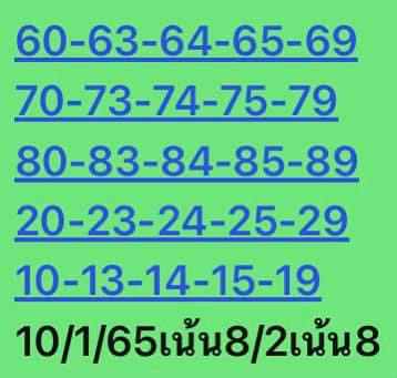 หวยหุ้นวันนี้ 10/1/65 ชุดที่ 5