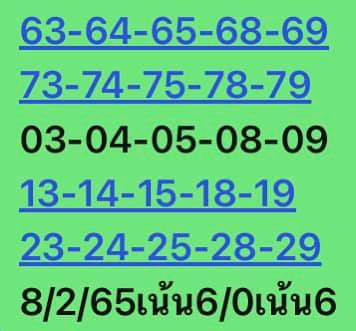 หวยหุ้นวันนี้ 8/2/65 ชุดที่ 4