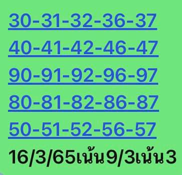 หวยหุ้นวันนี้ 16/3/65 ชุดที่ 4