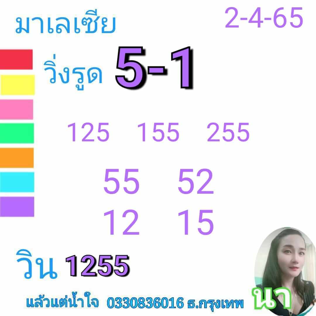 หวยมาเลย์วันนี้ 2/4/65 ชุดที่ 5