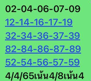 หวยหุ้นวันนี้ 4/4/65 ชุดที่ 6