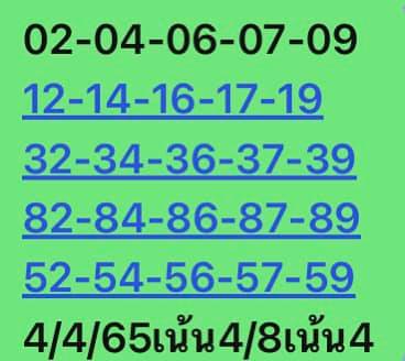 หวยหุ้นวันนี้ 4/4/65 ชุดที่ 6