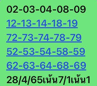 หวยหุ้นวันนี้ 28/4/65 ชุดที่ 6