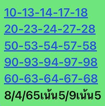 หวยหุ้นวันนี้ 8/4/65 ชุดที่ 5