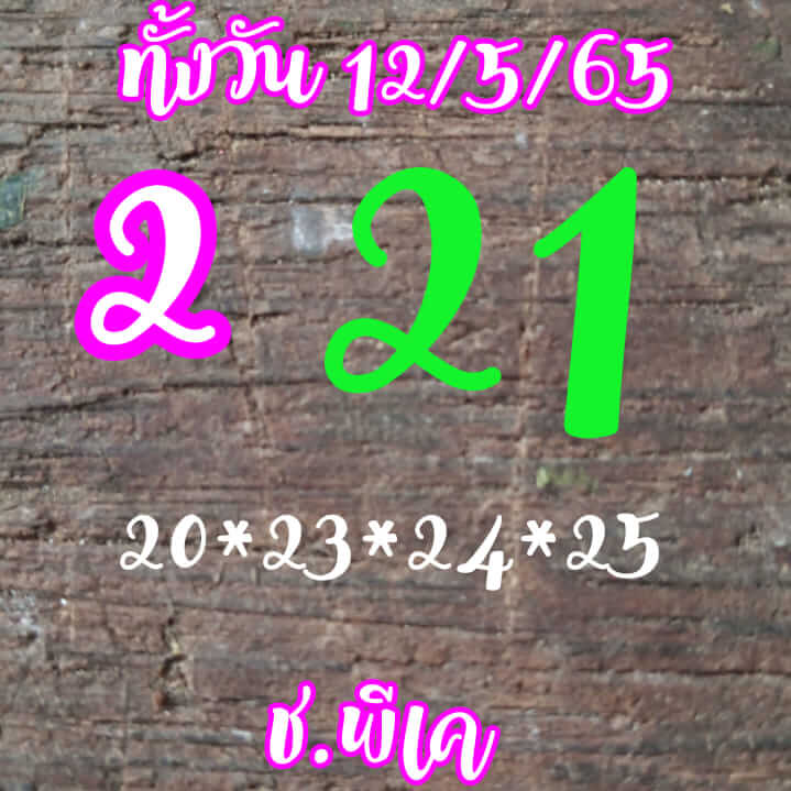 หวยหุ้นวันนี้ 12/5/65 ชุดที่ 10