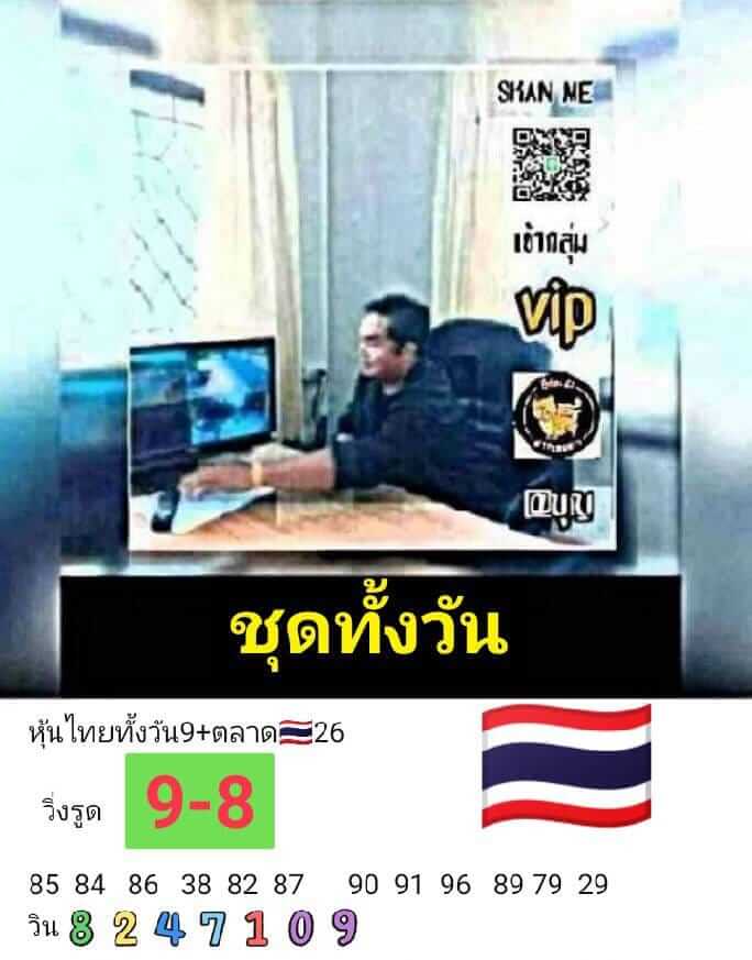 หวยหุ้นวันนี้ 26/5/65 ชุดที่ 8