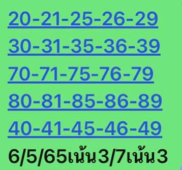 หวยหุ้นวันนี้ 6/5/65 ชุดที่ 4