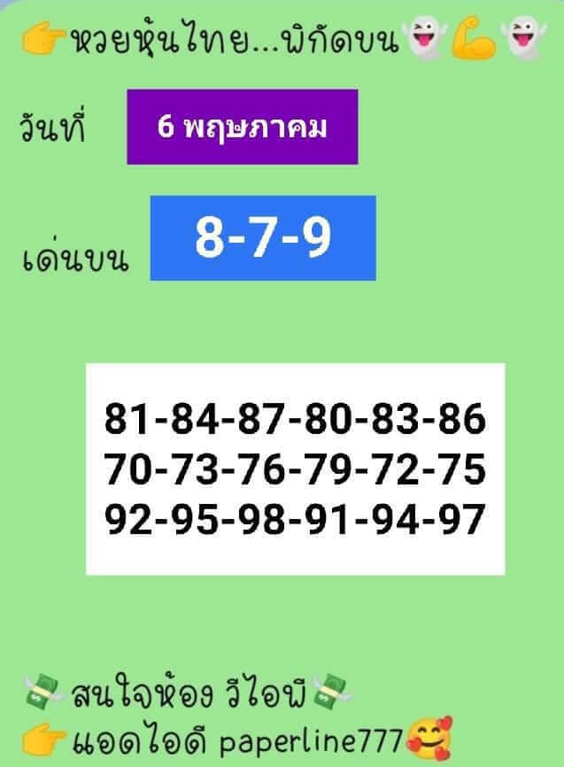 หวยหุ้นวันนี้ 6/5/65 ชุดที่ 2