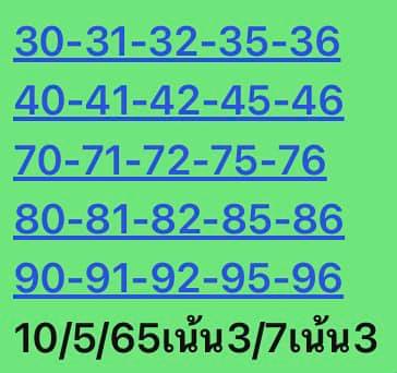 หวยหุ้นวันนี้ 10/5/65 ชุดที่ 3