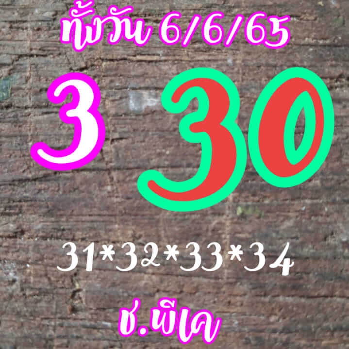 หวยหุ้นวันนี้ 6/6/65 ชุดที่ 4