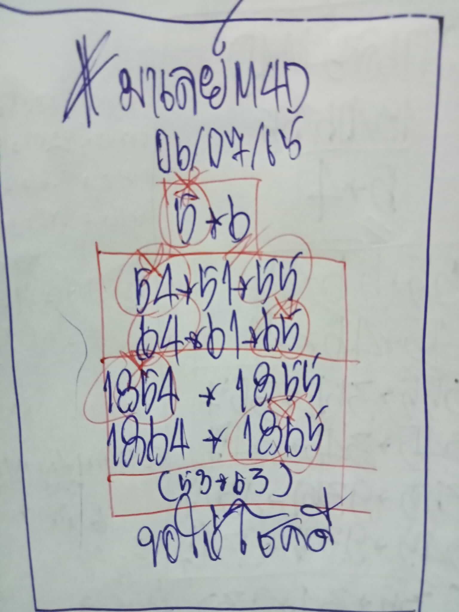 หวยมาเลย์วันนี้ 6/7/65 ชุดที่ 7