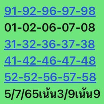 หวยหุ้นวันนี้ 5/7/65 ชุดที่ 4