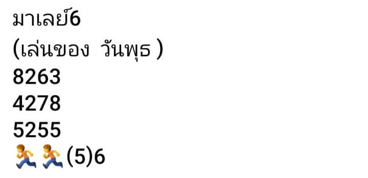 หวยมาเลย์วันนี้ 6/8/65 ชุดที่ 2