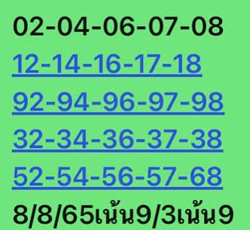 หวยหุ้นวันนี้ 8/8/65 ชุดที่ 2