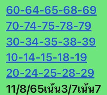 หวยหุ้นวันนี้ 11/8/65 ชุดที่ 10