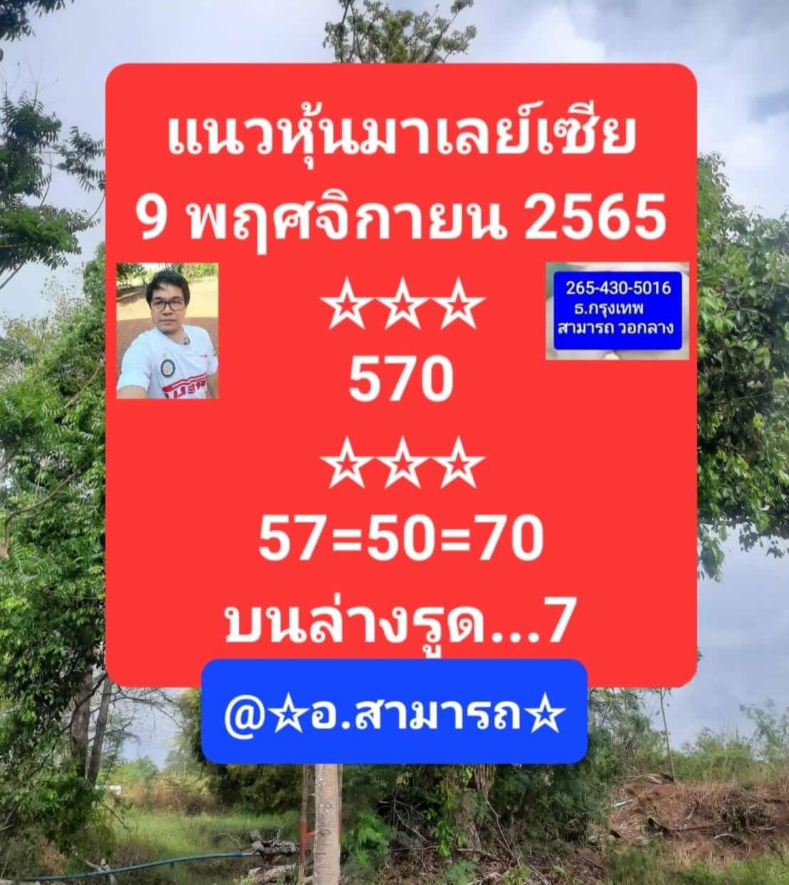 หวยมาเลย์วันนี้ 9/11/65 ชุดที่ 10