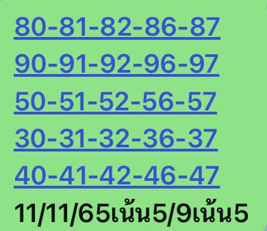 หวยหุ้นวันนี้ 11/11/65 ชุดที่ 10