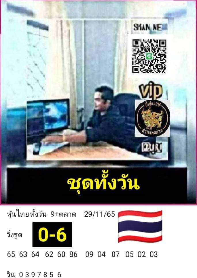 หวยหุ้นวันนี้ 29/11/65 ชุดที่ 10