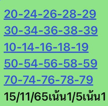 หวยหุ้นวันนี้ 15/11/65 ชุดที่ 4