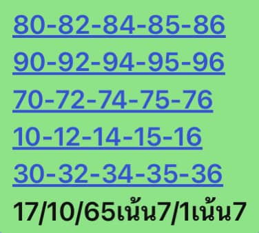 หวยหุ้นวันนี้ 17/11/65 ชุดที่ 6