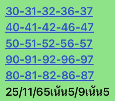 หวยหุ้นวันนี้ 25/11/65 ชุดที่ 7