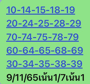 หวยหุ้นวันนี้ 9/11/65 ชุดที่ 5