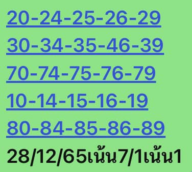 หวยหุ้นวันนี้ 28/12/65 ชุดที่ 3