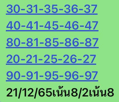 หวยหุ้นวันนี้ 21/12/65 ชุดที่ 2