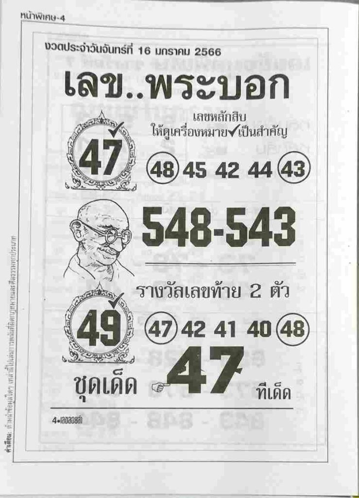 เลขพระบอก 17/1/66