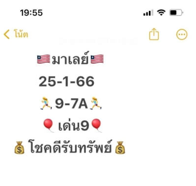 หวยมาเลย์วันนี้ 25/1/66 ชุดที่ 8