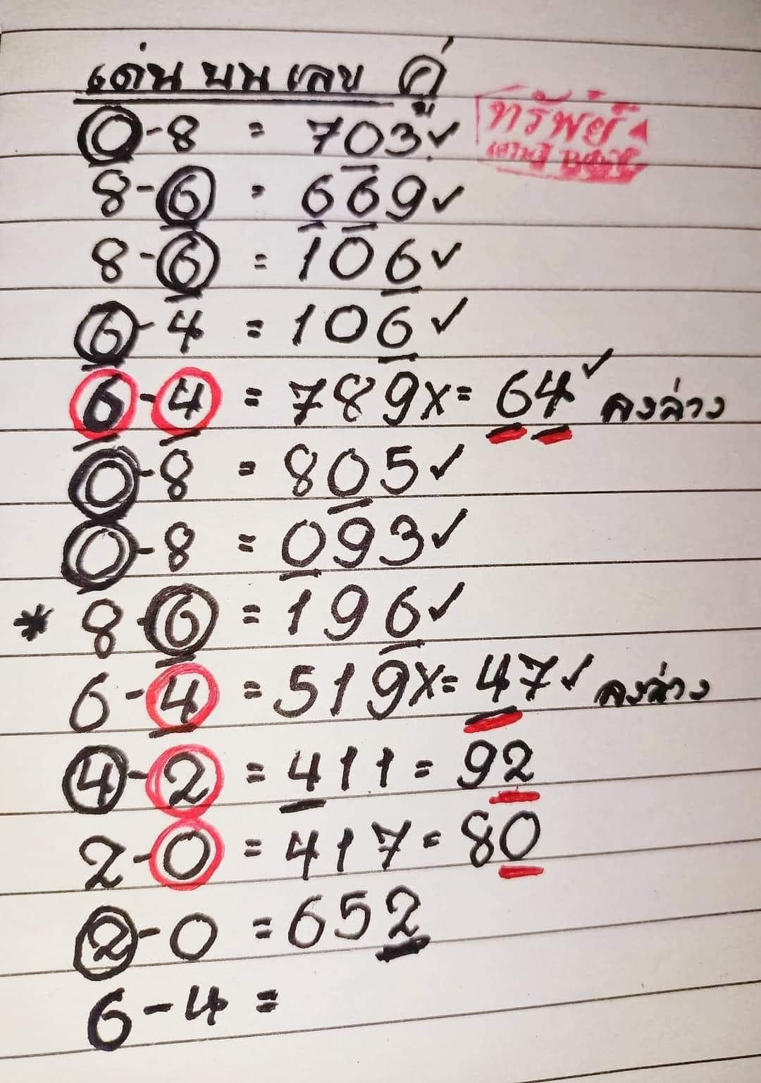 หวยทรัพย์เศรษฐี 16/3/66