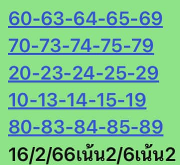 หวยหุ้นวันนี้ 16/2/66 ชุดที่ 9